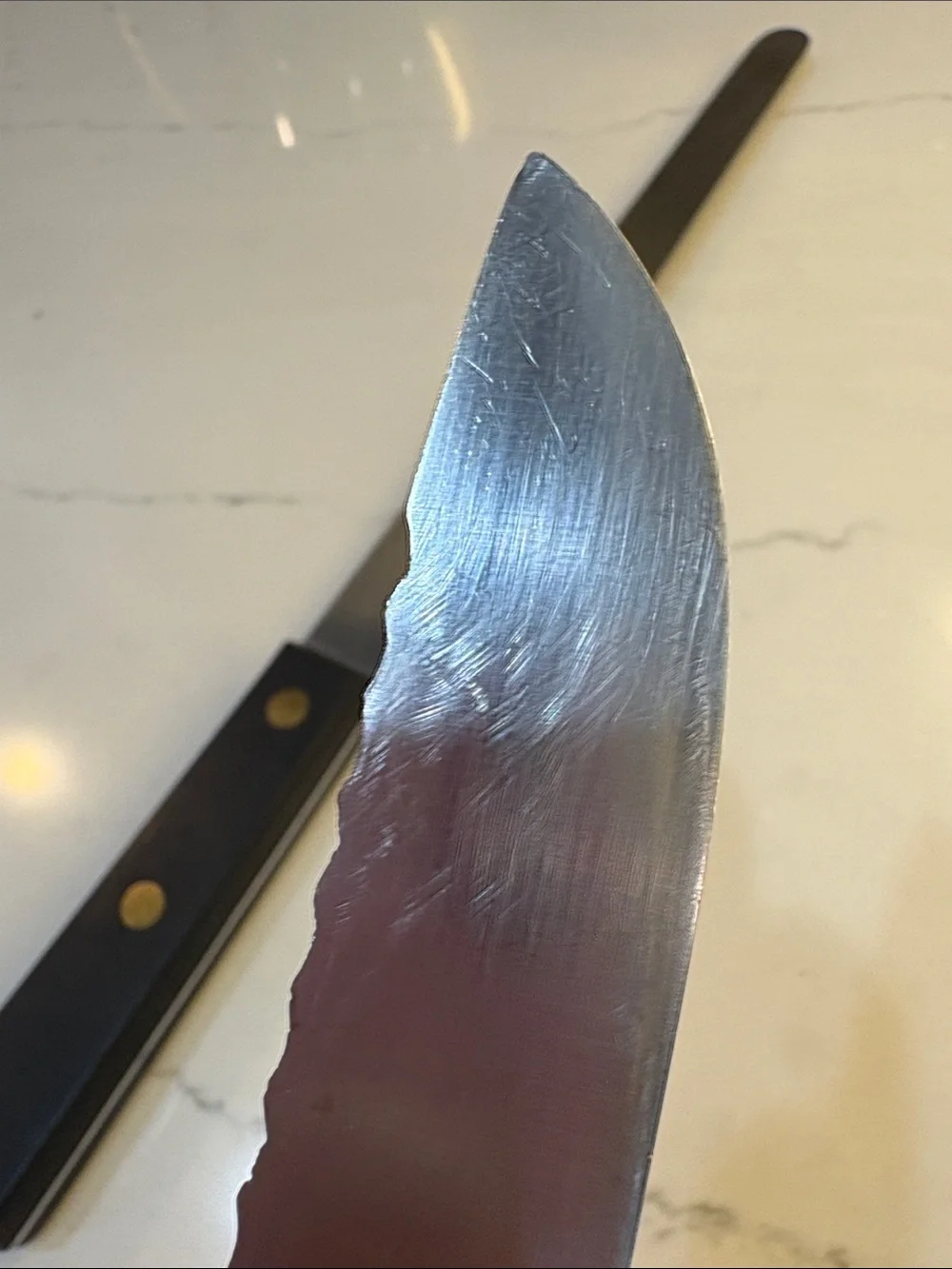 Sabatier Elephant round tip slicer and serrated bread knife